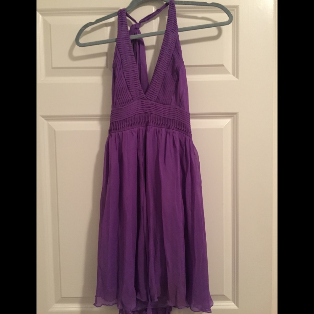 Lilac halter dress
